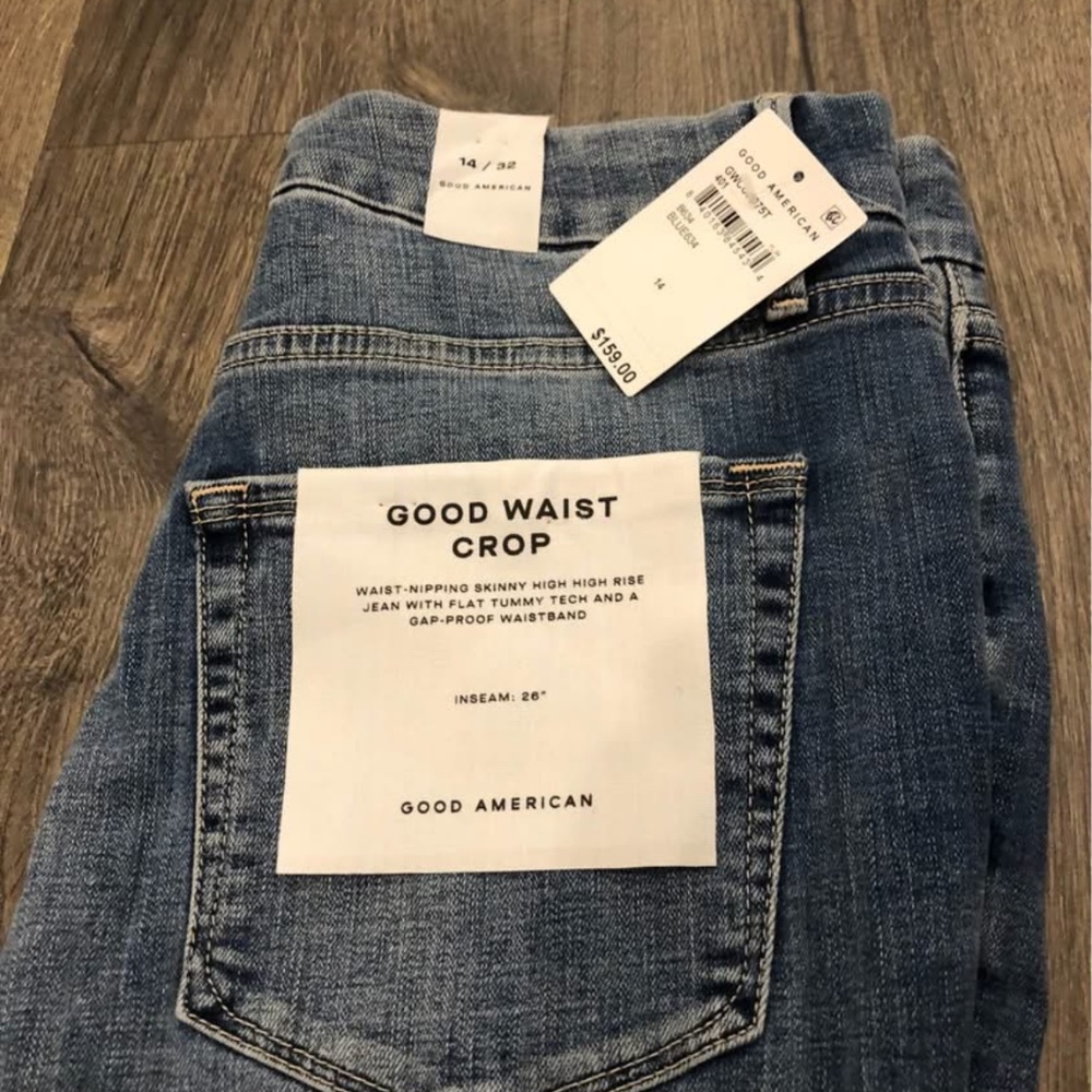 Good American Good Waist Crop Jean